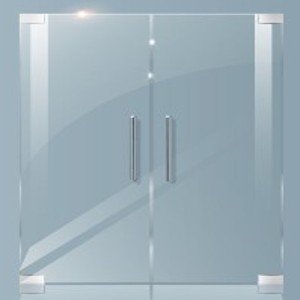 DOUBLE PATCH FITTING DOOR